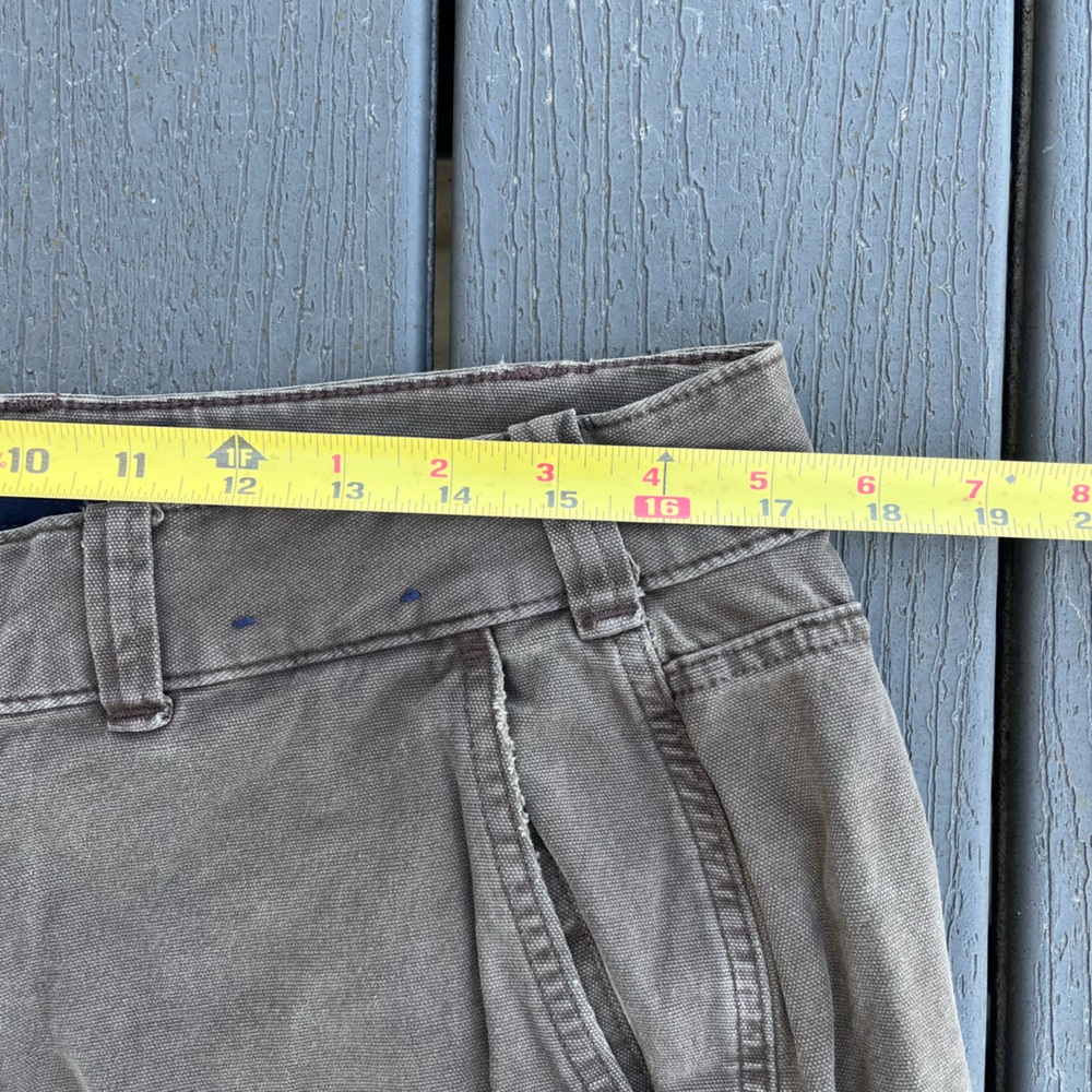 Abercrombie & Fitch Jeans Men’s 33x29 Brown Carpenter Athletic Loose Y2K - Picture 8 of 9